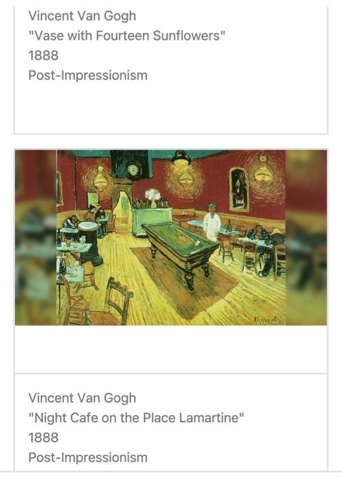 Vincent Van Gogh "Vase with Fourteen Sunflowers" 1888