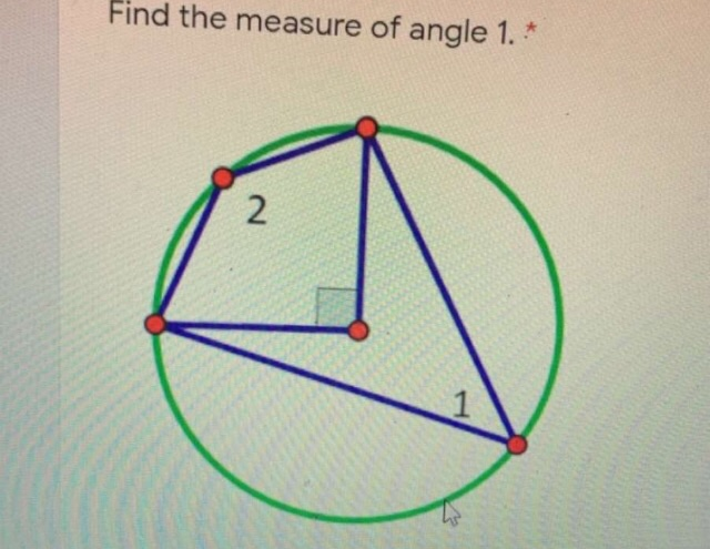 Solved Find The Measure Of Angle 1.* | Chegg.com