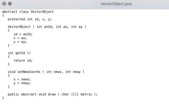 Solved Write a program to manage a set of graphical objects | Chegg.com
