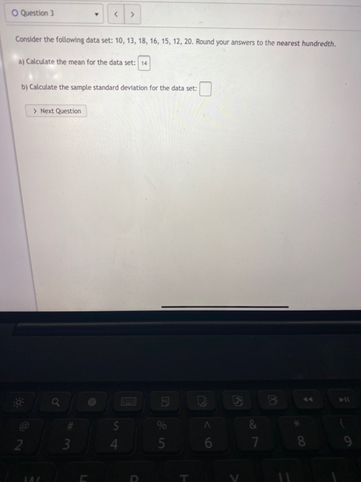 Solved Consider The Following Data Set: 10, 13, 18, 16, 15, | Chegg.com