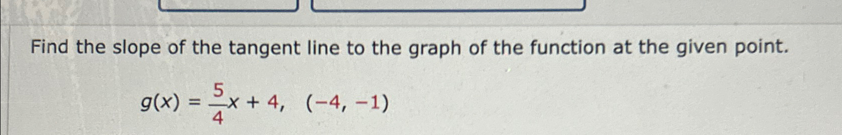 Solved Find the slope of the tangent line to the graph of | Chegg.com