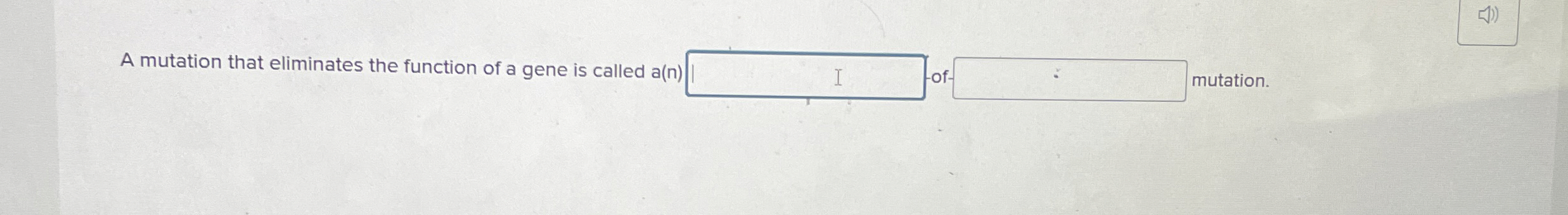 Solved A mutation that eliminates the function of a gene is | Chegg.com