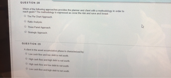 Solved QUESTION 28 Which of the following approaches | Chegg.com