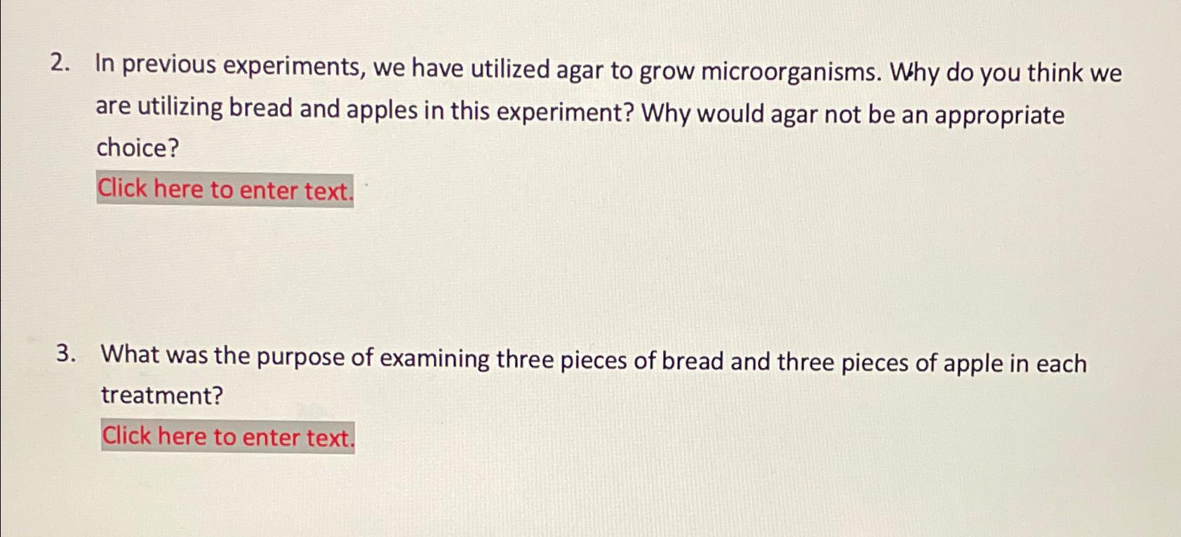 based on went's experiments agar blocks