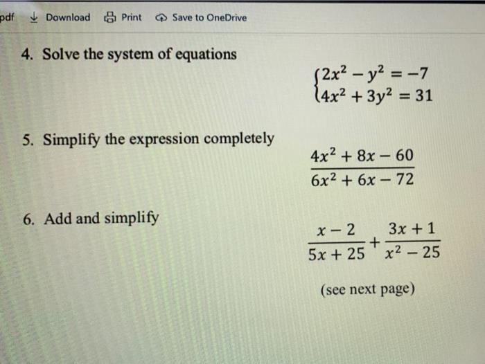 Solved I 1 For The Parabola Y X2 4x 3 A Find The Chegg Com