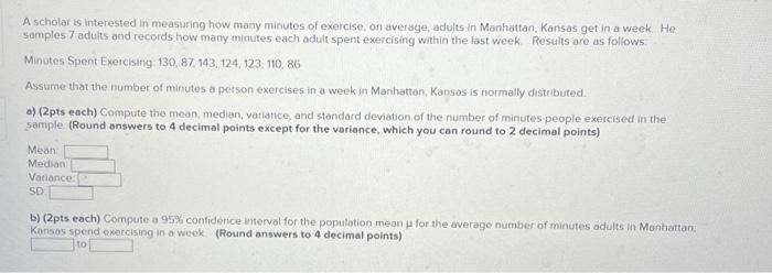 How many times a week should the average person exercise? • Range