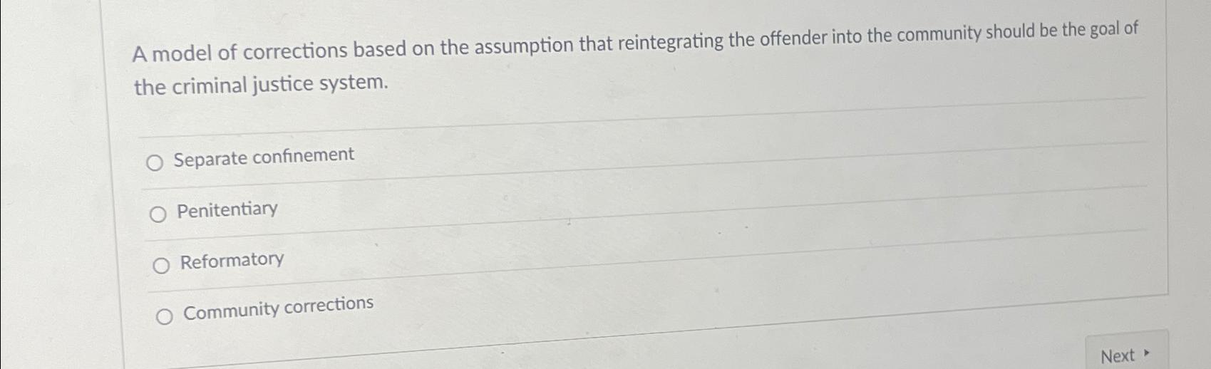 Solved A model of corrections based on the assumption that | Chegg.com