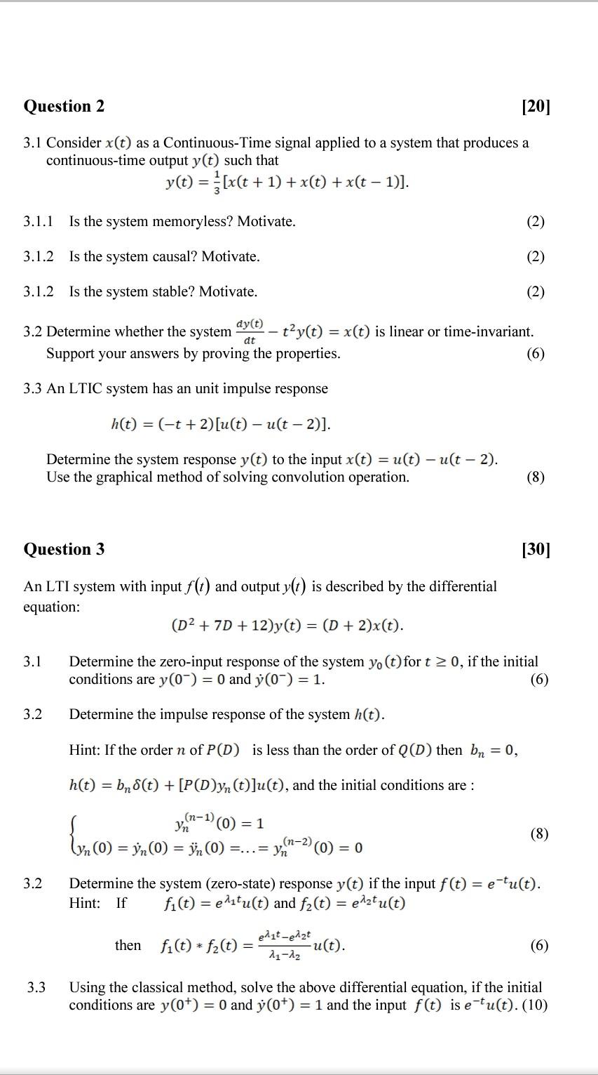 Solved 1.1 Consider the signal below. 1.1.1 Write down a | Chegg.com