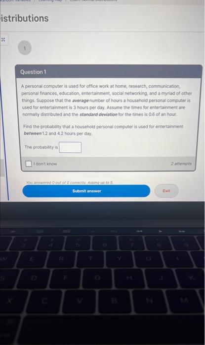 Solved A personal computer is used for office work at home, | Chegg.com