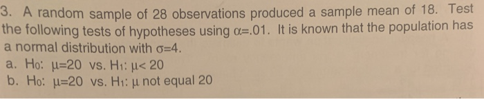Solved 8. A random sample of 28 observations produced a | Chegg.com