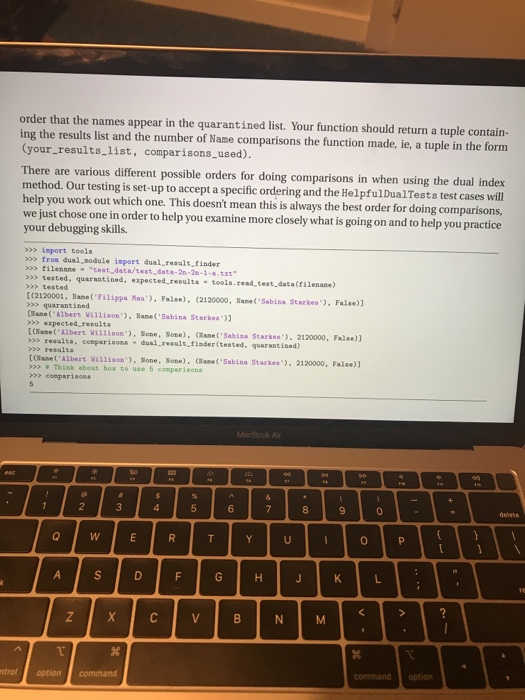 Code this question in Python and please show working. | Chegg.com