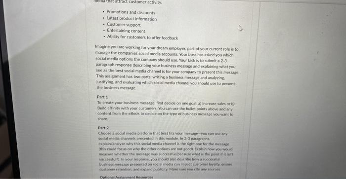 Solved Social media and personal social media accounts | Chegg.com