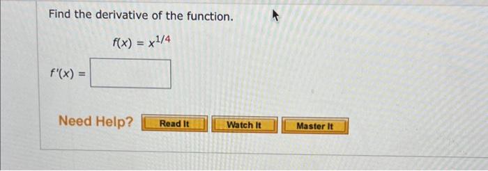 find the derivative of f x x 4 )( 2x 1