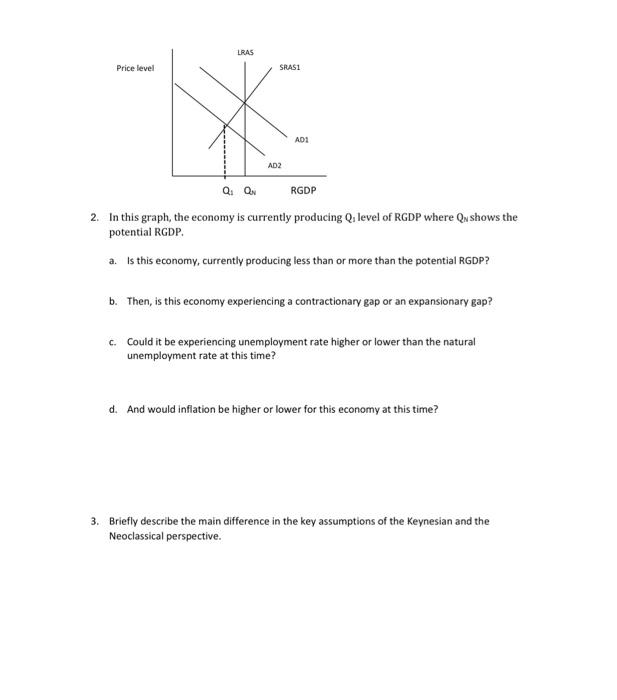 Solved D. And Would Inflation Be Higher Or Lower For This | Chegg.com