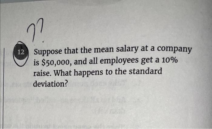 Solved 77 12 Suppose that the mean salary at a company is | Chegg.com
