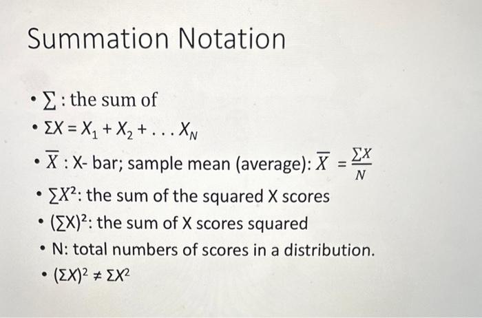 summation notation