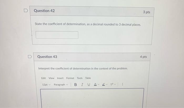 Solved D Use the following information to answer the next 8 | Chegg.com
