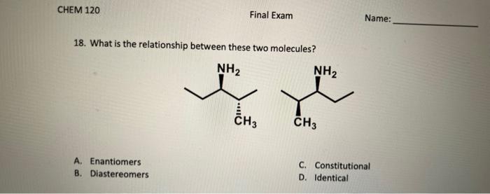 Solved 18. What is the relationship between these two | Chegg.com