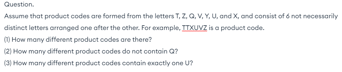 Solved Question. Assume that product codes are formed from | Chegg.com