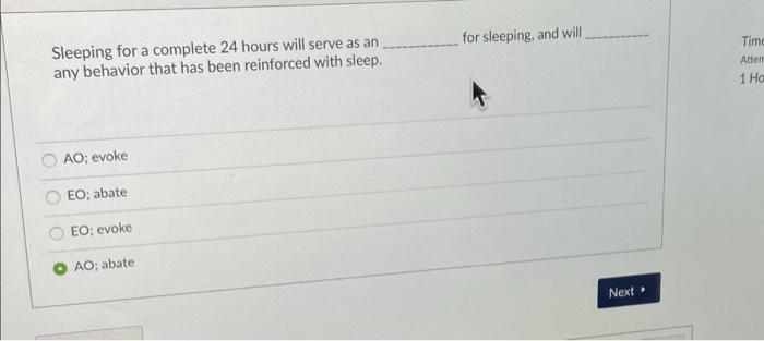 Solved for sleeping, and will Sleeping for a complete 24 | Chegg.com