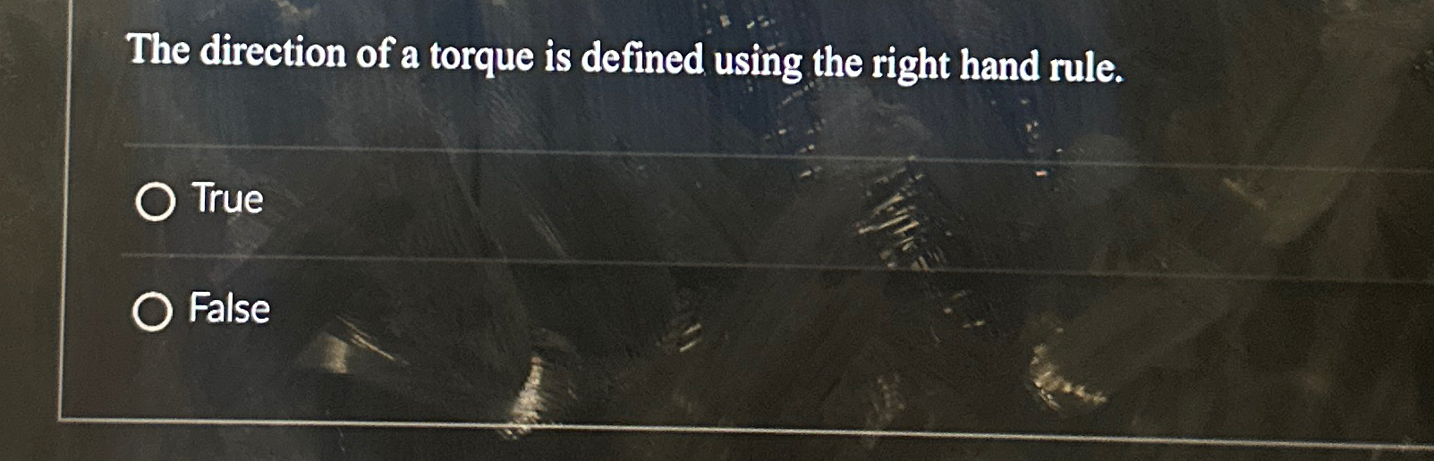 Solved The direction of a torque is defined using the right | Chegg.com
