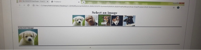 Solved Write the JavaScript code in order to add the | Chegg.com