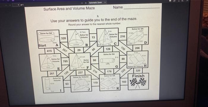 Solved Use your answers to guide you to the end of the maze. | Chegg.com