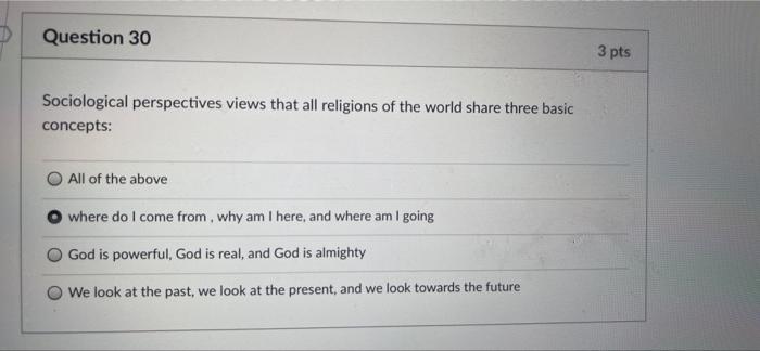 Solved Question 28 3 pts The theoretical paradigm in society | Chegg.com
