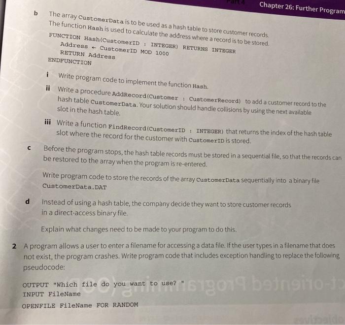 Summary • Programming paradigms include low-level, | Chegg.com