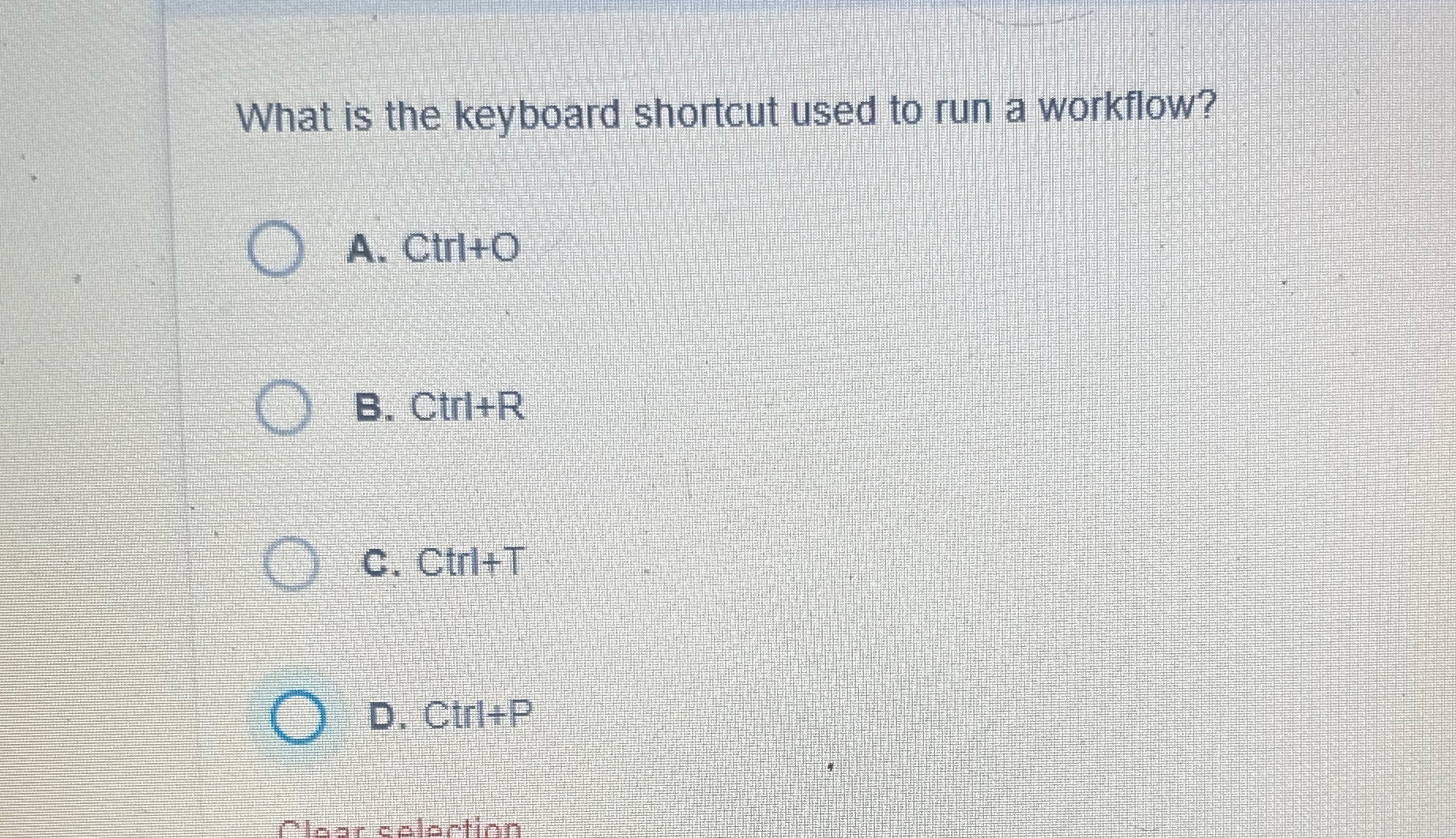 Solved What is the keyboard shortcut used to run a | Chegg.com