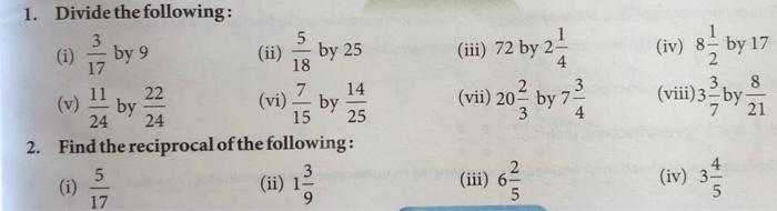 Solved 1 Divide The Following I 173 By 9 Ii 185 By 25 Chegg