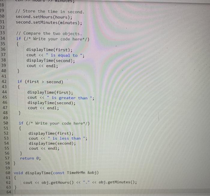 Solved write the code where it says 