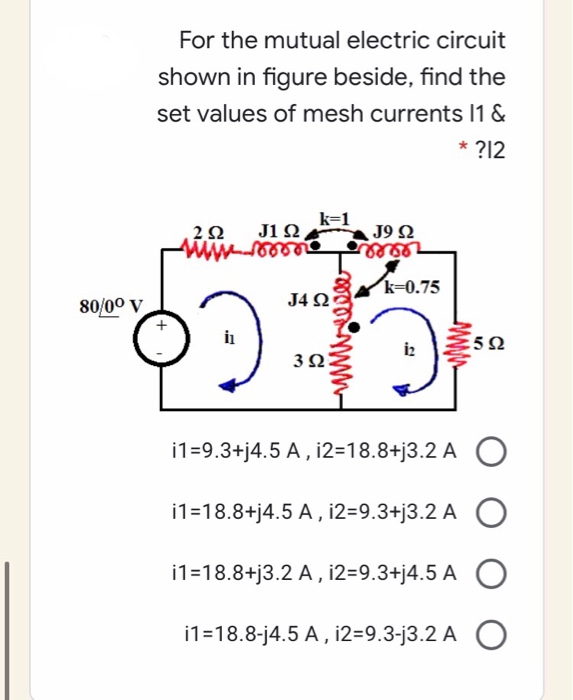 Solved For he circuit shown in the figure ?below, find | Chegg.com