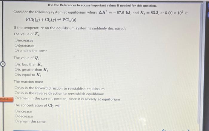 Solved Use the References to access important values if | Chegg.com