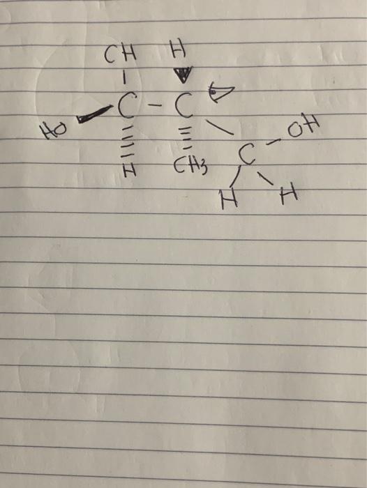 Solved 1)draw newman projection 2) does it have a steric | Chegg.com