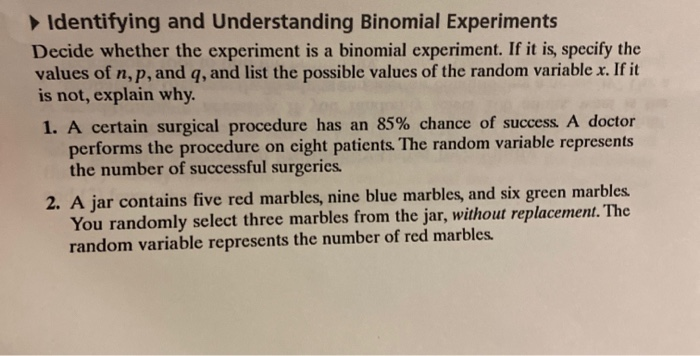 binomial experiment practice problems