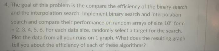Solved 4. The goal of this problem is the compare the | Chegg.com