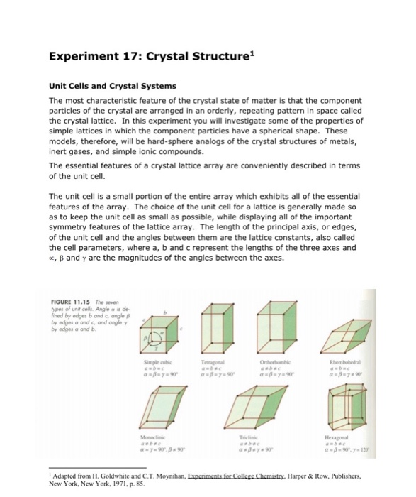 7 types of crystal structures picture