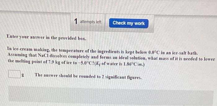 Solved 1 attempts left Check my work Enter your answer in | Chegg.com