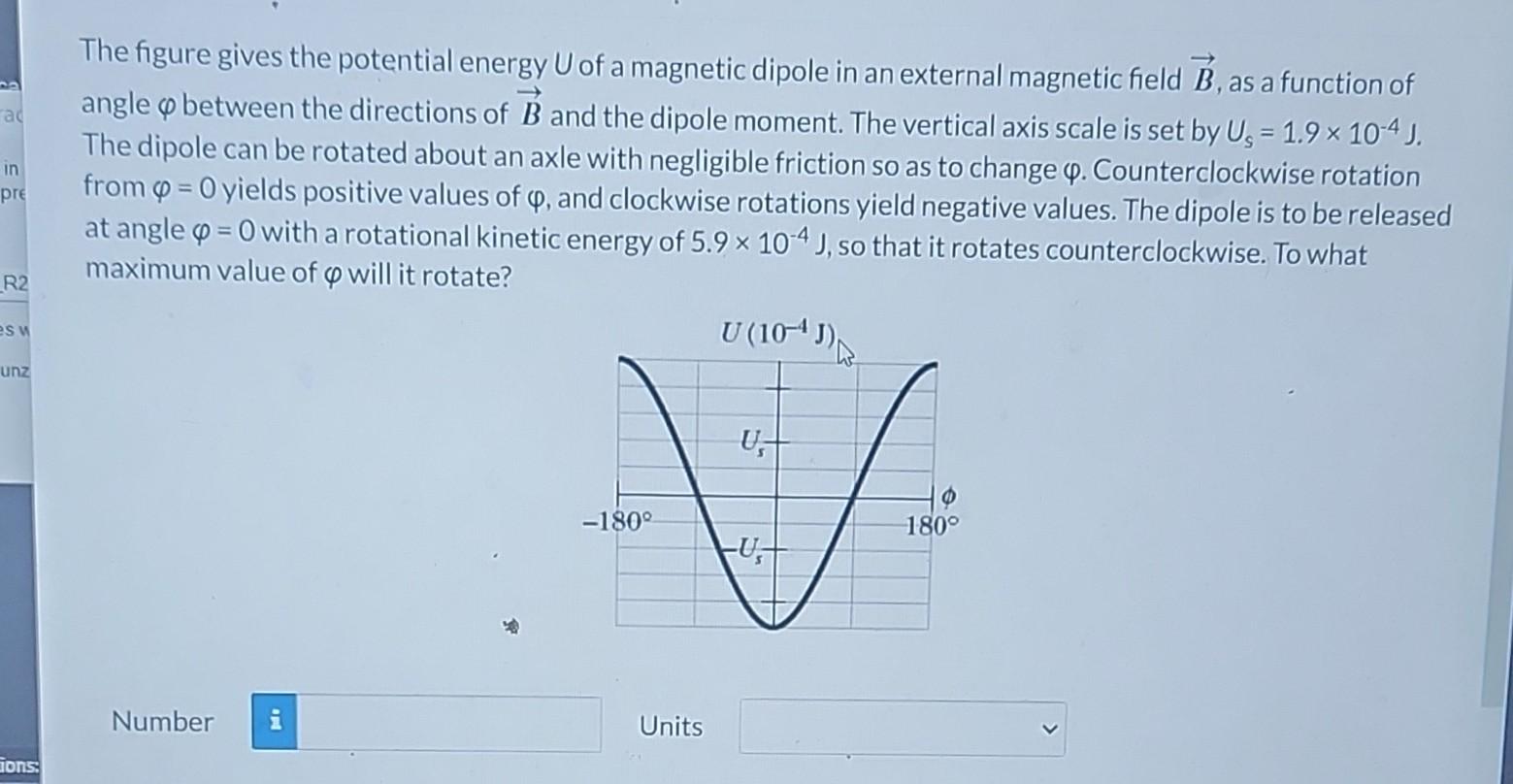 magnetic potential energy