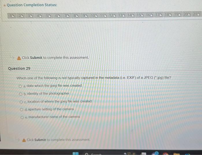 Solved Question Completion Status: B. Click Submit to | Chegg.com