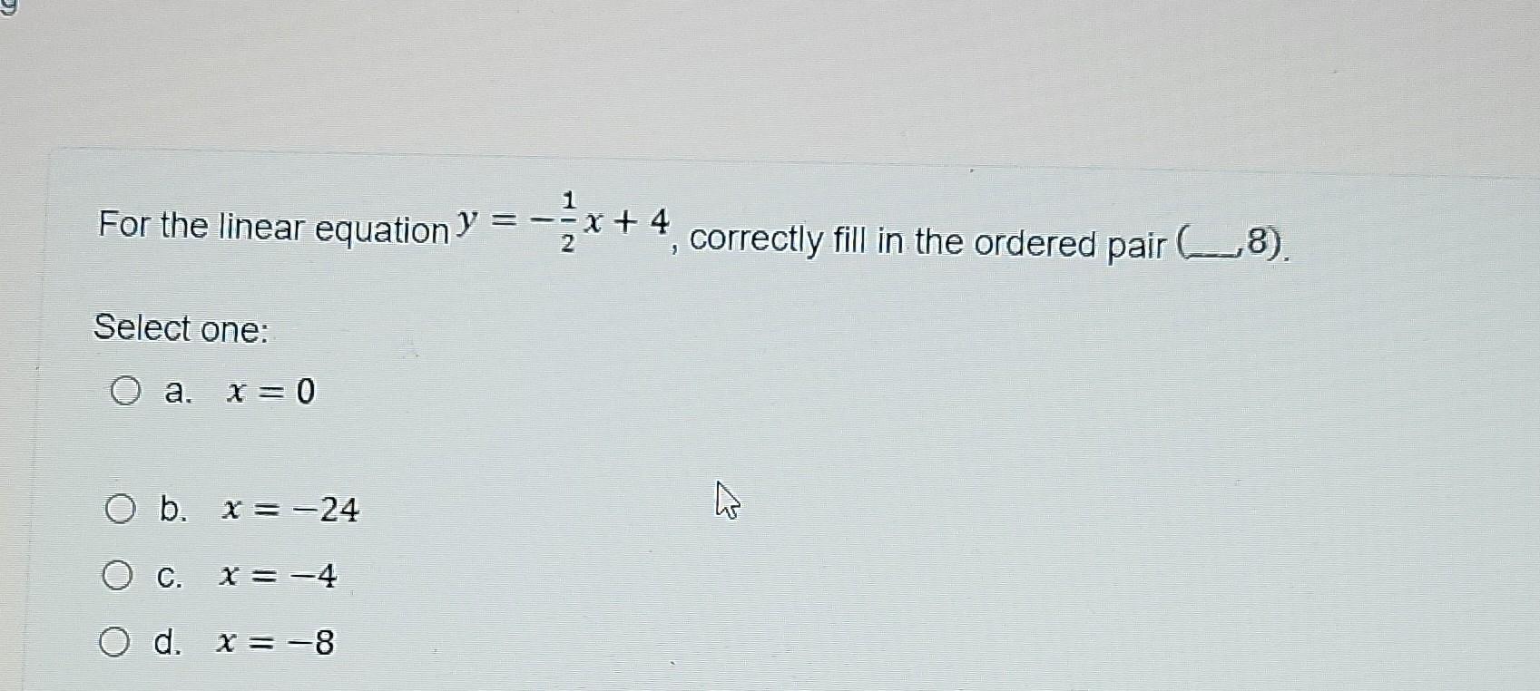 solved-for-the-linear-equation-y-x-4-correctly-fill-in-chegg