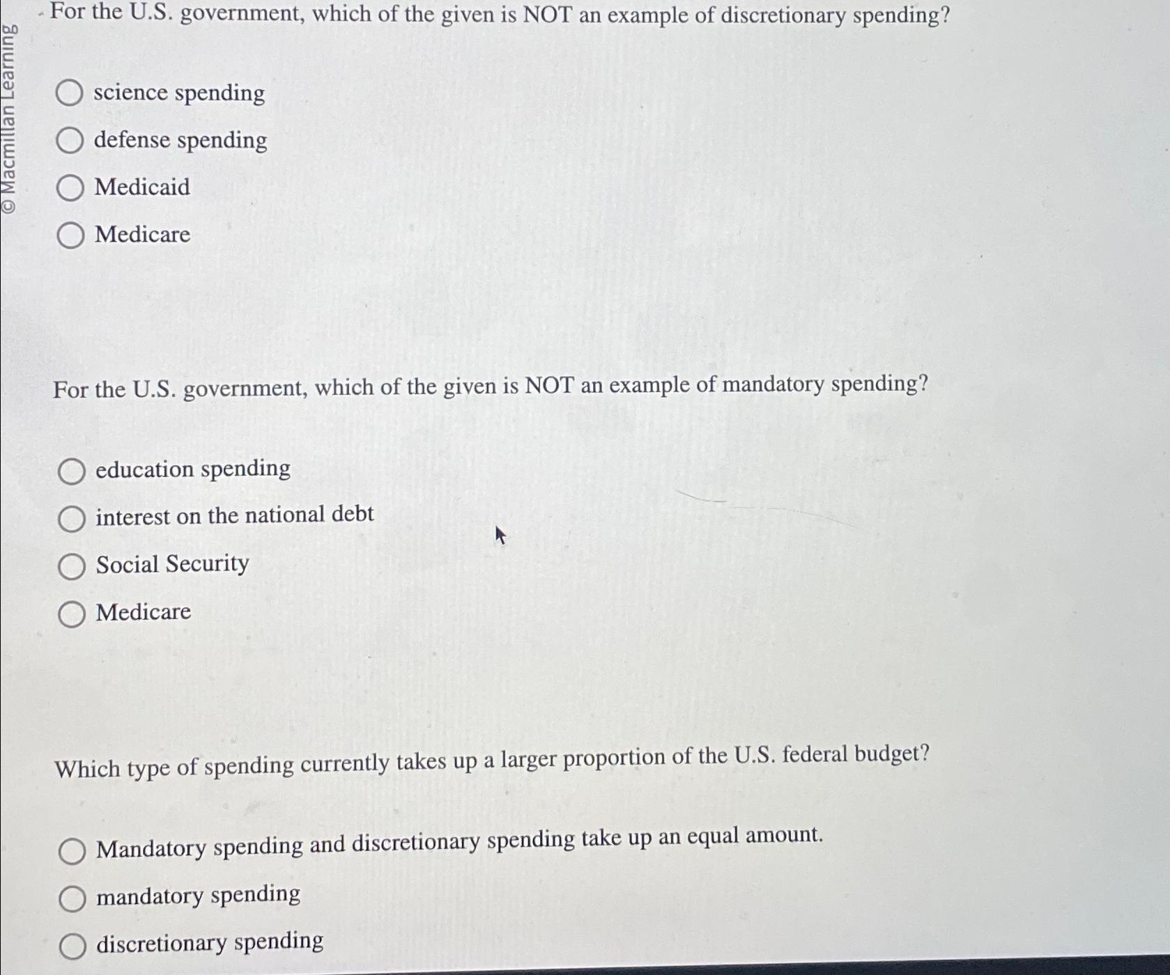 solved-for-the-u-s-government-which-of-the-given-is-not-chegg