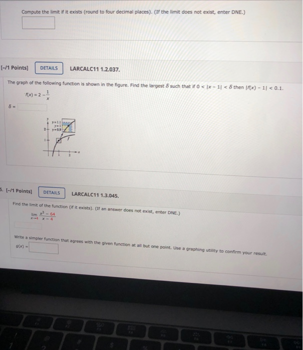 Solved Compute The Limit If It Exists round To Four Decimal Chegg Solved compute the limit if it exists round to four decimal chegg