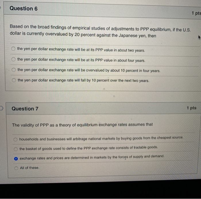 Solved Question 6 1 pts Based on the broad findings of | Chegg.com