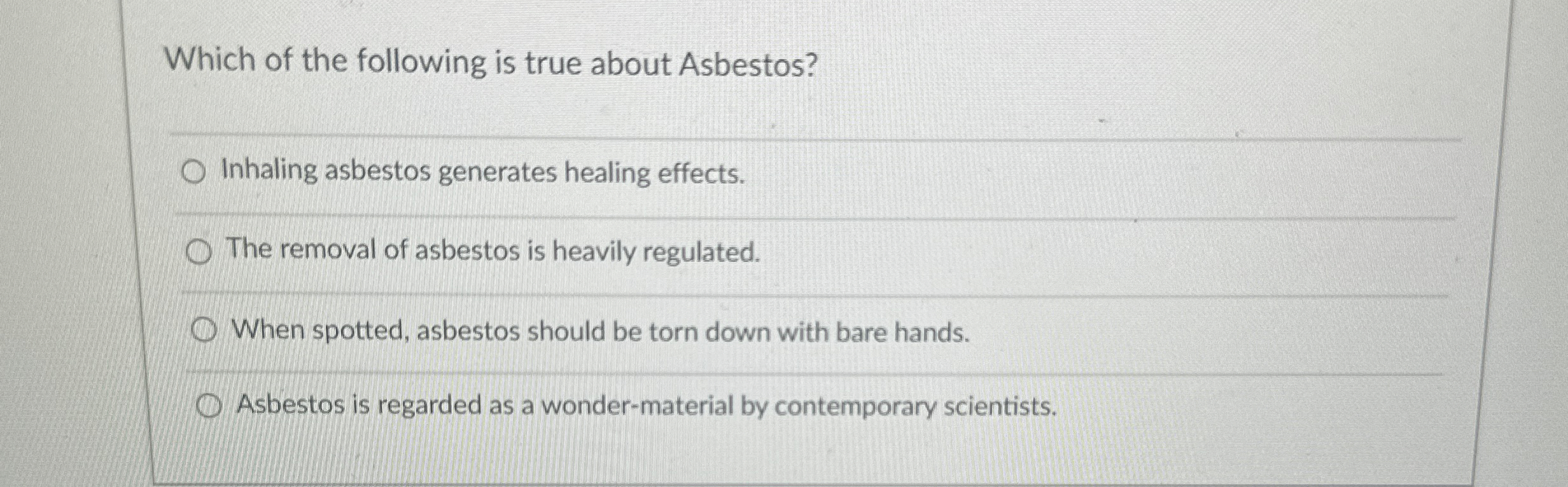Solved Which of the following is true about | Chegg.com