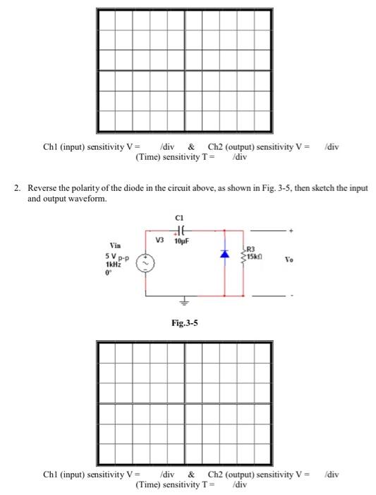 Experiment 3 The Diode Clipper and Clamper