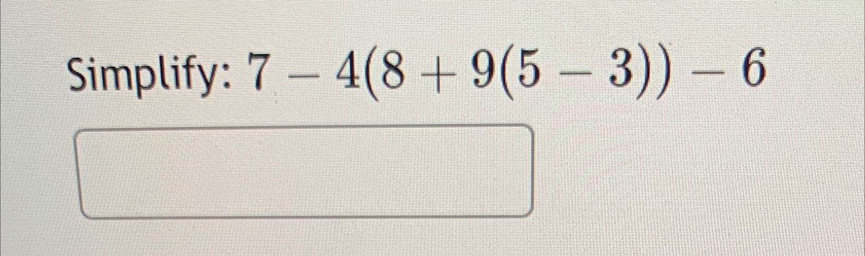 simplify 2 3 4 5 7 8