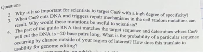 Solved Questions 2. Why is it so important for scientists to | Chegg.com
