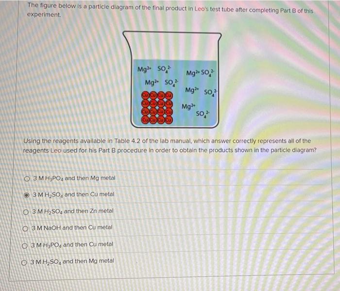 Solved The Figure Below Is A Particle Diagram Of The Final | Chegg.com